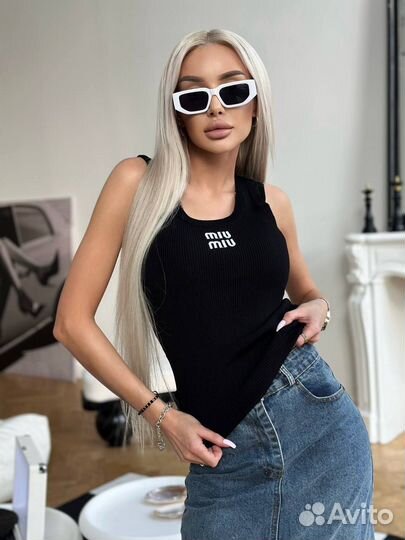 Майка топ Miu Miu новинка хит