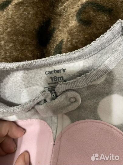 Комбинезон флисовый Carters 18m