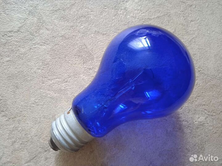 Синяя лампа для прогревания