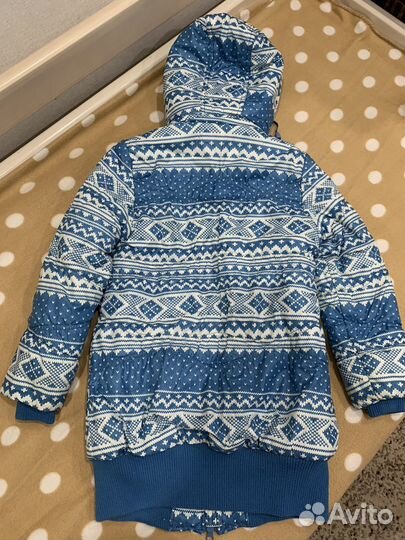 Зимний пуховик для девочки 8-9 лет