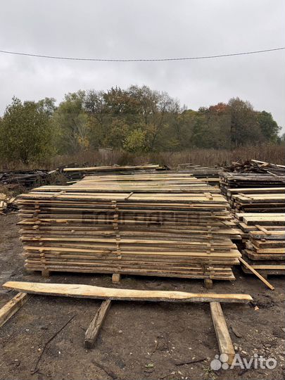 Необрезная доска липа 1 сорт 20мм