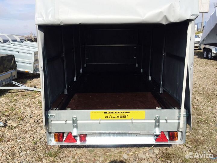 Легковой прицеп Вектор 3.500х1.500 с тентом от оф
