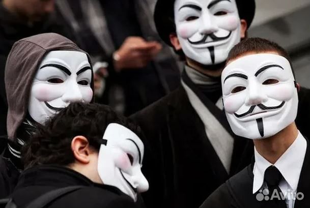 Маска гая фокса (анонимуса)