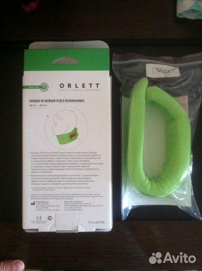 Бандаж на шейный отдел позвоночника orlett