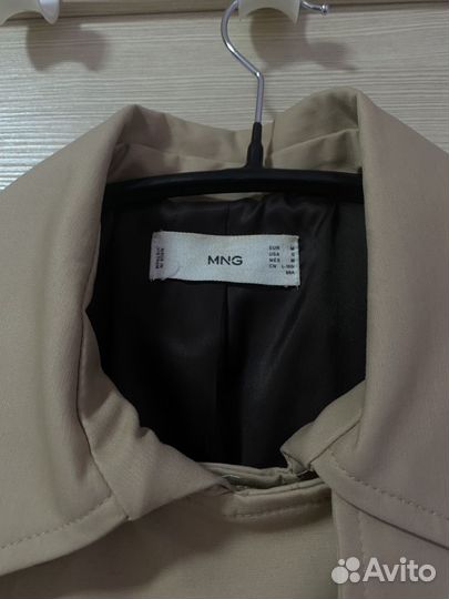 Плащ тренч женский mango
