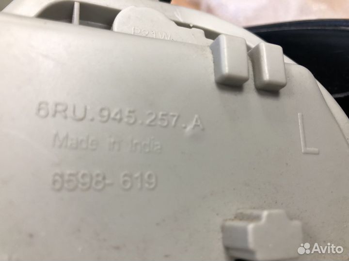 Задние фонари на VW polo 6RU945095G, 6RU945096E