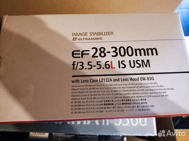 Объектив Canon EF 28-300 mm f/3.5-5.6L IS USM