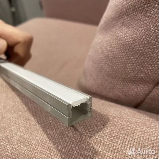 Профиль алюминиевый 5,5м для светодиодной ленты