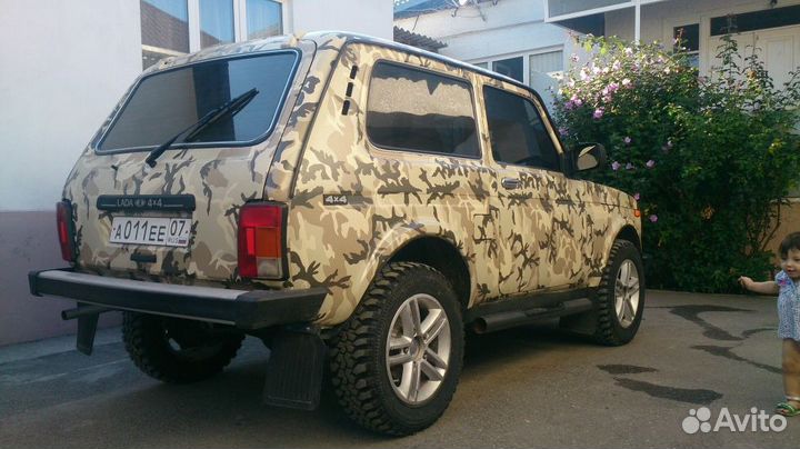 Виниловая плёнка камуфляж песочный