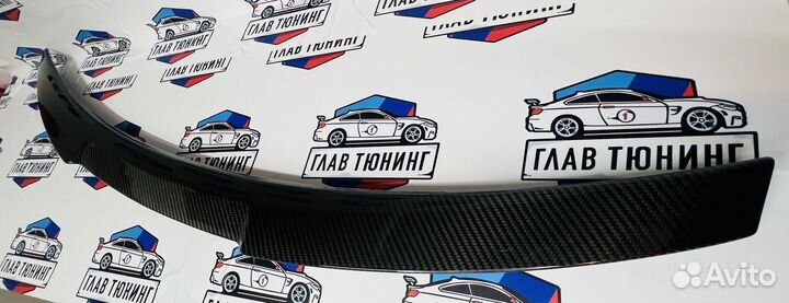 Спойлер BMW 4 G22 m4 стиль натуральный карбон