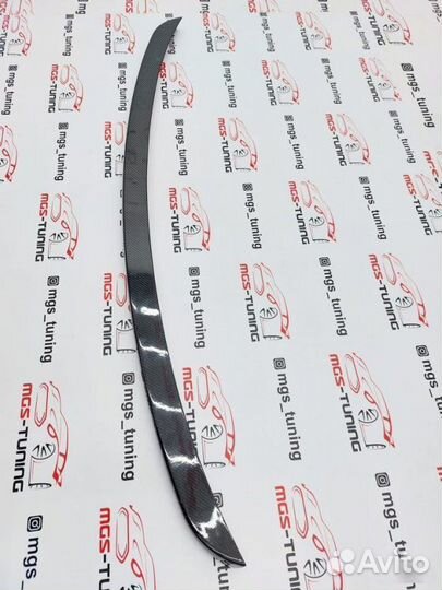 Спойлер на крышку багажника BMW X5 G05 Карбон