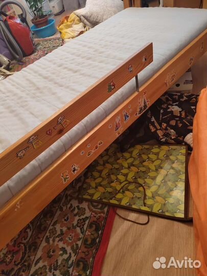 Детская кровать от 3 лет с матрасом бу