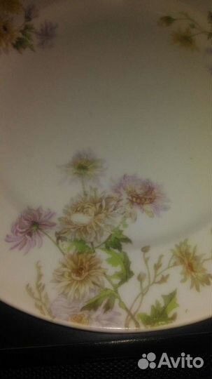 Тарелка 19 век царская Россия антиквариа