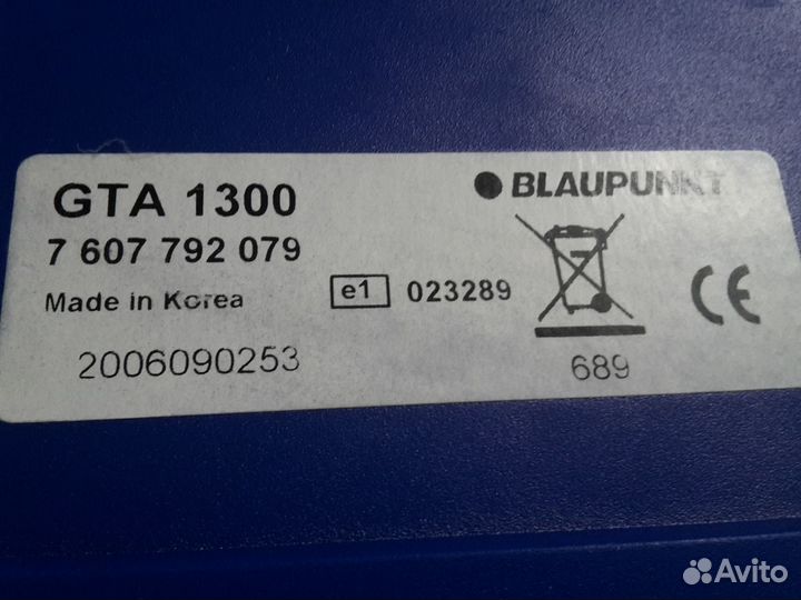 Новый Сабвуфер Vibe CBR12 +усилитель Blaupunkt GTA