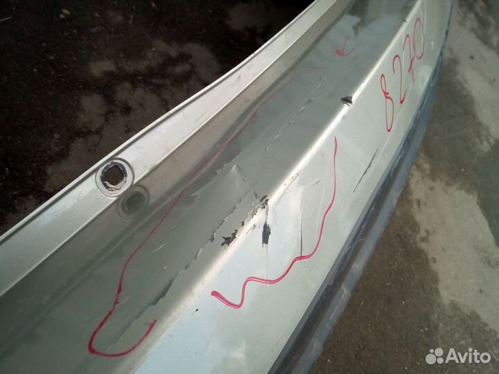 Renault Duster (10-15) - Задний бампер Б/У