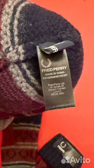 Комплект шапка+перчатки Fred Perry