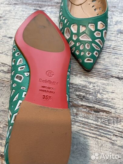 Балетки натуральная кожа