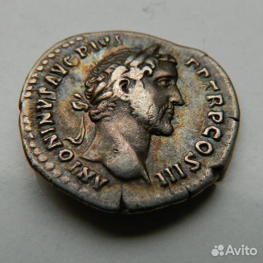 Денарий denarius Пия и Аврелия