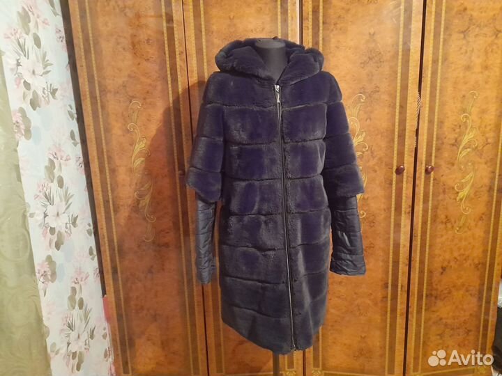 Эко шубка трансформер под рекса 46-48 р