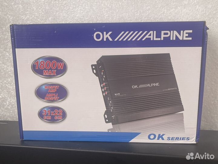 Автомобильный усилитель alpine 4 канальный