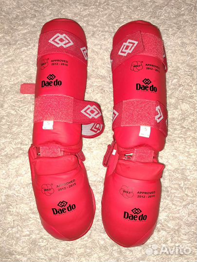 Защита голени и стопы WKF карате