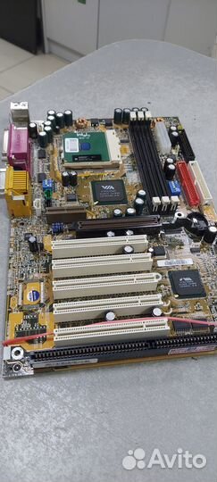 Материнская плата S370 GA-6VX7B0-4X + CPU Celeron