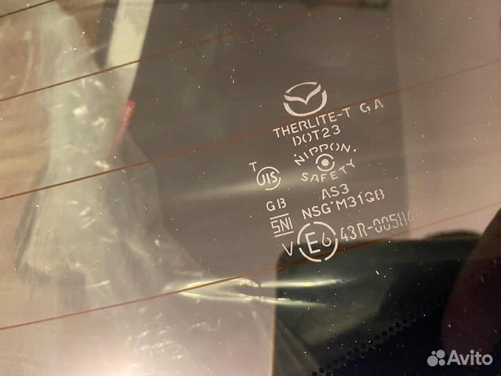 Стекло двери задка mazda cx-5 2017-2022