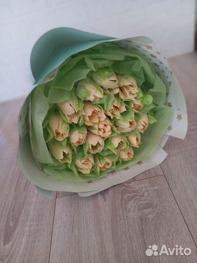 Тюльпаны сладкие зефирные