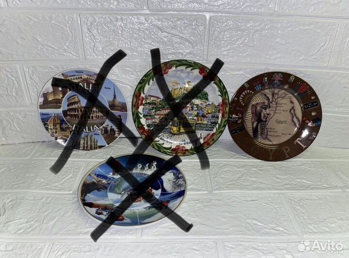 Декоративная тарелка города страны