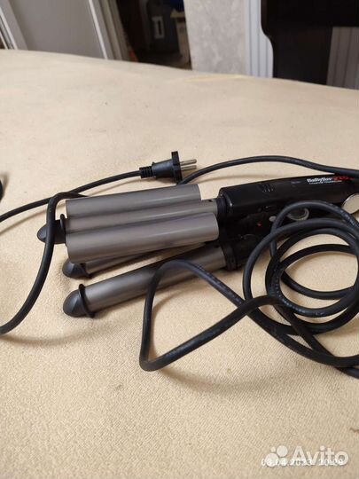 Плойка тройная для волос