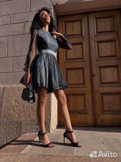 Платье женское черное вечернее 42, 44, 46, 48 р-р