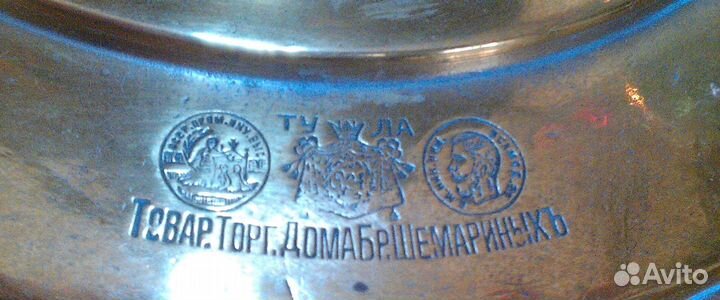 Антикварный комбинир. самовар фонарь Шемарина 4л