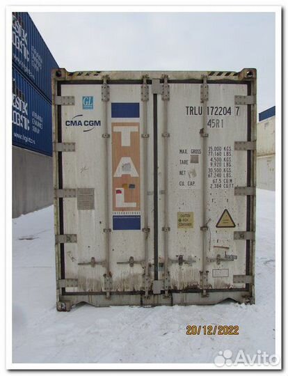 Рефконтейнер 40-футов ТК 2008 г trlu 172204-7