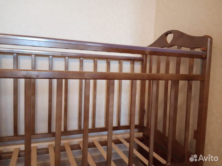 Кровать детская Каролина 5 (с сердечком)