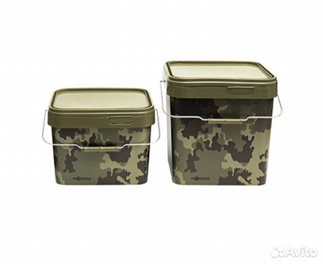 Korda Ведро Compac Bucket с крышкой 17л,10л, 5л