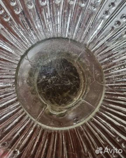 Ваза для фруктов старое стекло