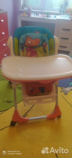 Стульчик для кормления chicco polly 2 в 1