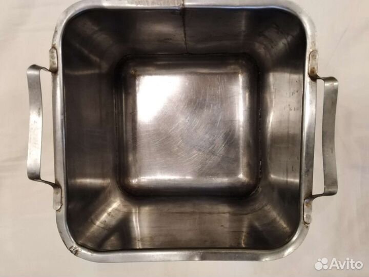 Кастрюля из нержавейки СССР на 10 л с двойным дном