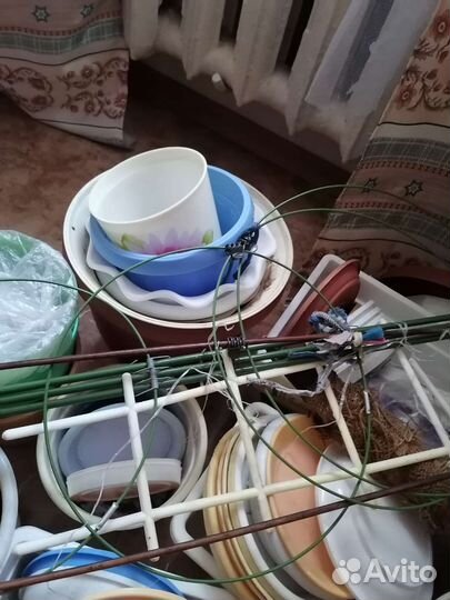 Цветочные горшки бу