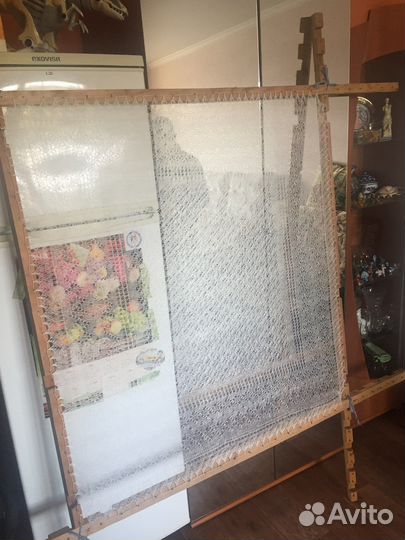 Пуховый платок паутинка