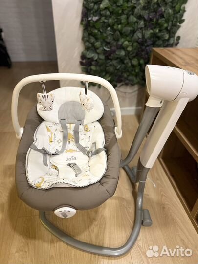 Детские электронные качели joie 2 в 1