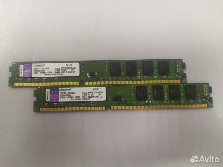 Оперативная память Kingston DDR3 8Gb (2x4Gb)