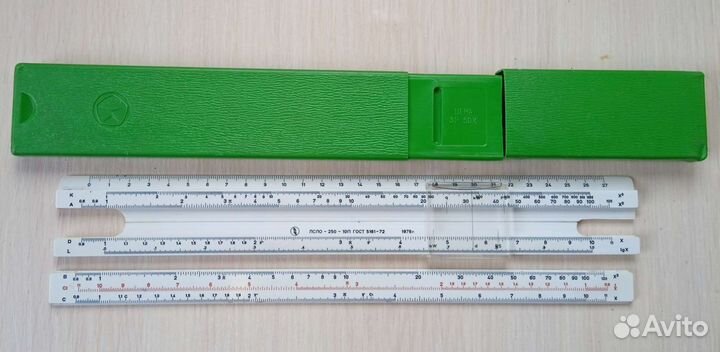 Логарифмическая линейка 1978 г