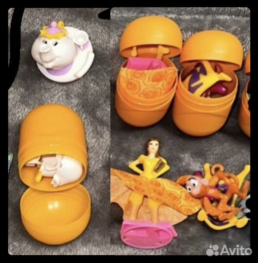 Игрушки kinder surprise принцессы Дисней