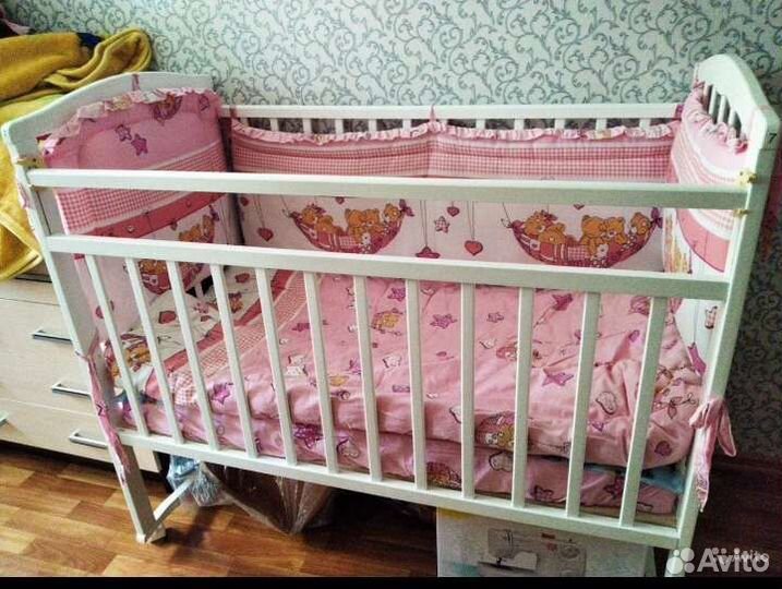 Бортики в кроватку