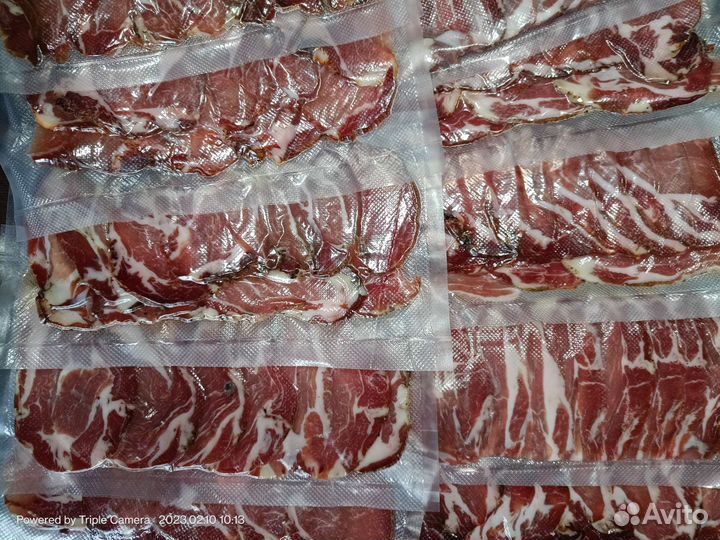 Деликатесное сыровяленое мясо