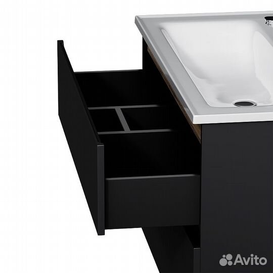 Тумба под раковину AM.PM X-Joy 100 M85afhx1002BM подвесная Черная матовая