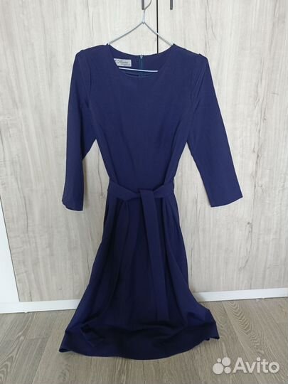 Платье женское синее
