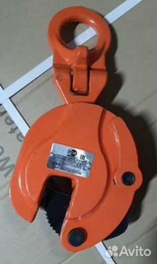 Захват вертикальный Г/П 1Т лист 0-20 мм поворот