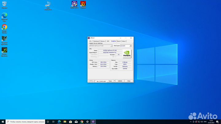 Видеокарта asus nvidia GeForce GT 630 2гб